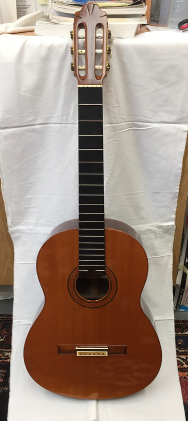 Vicente Camacho Classical Concert Guitar 
 Front view of Vicente Camacho 1985 Spanish Classical Concert Guitar. Sold